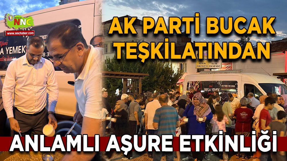 AK Parti Bucak Teşkilatından anlamlı aşure etkinliği