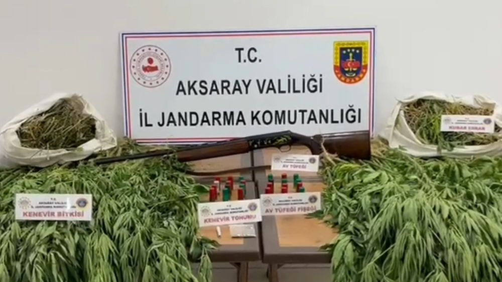 Aksaray'da dron destekli uyuşturucu operasyonu: 1 tutuklama