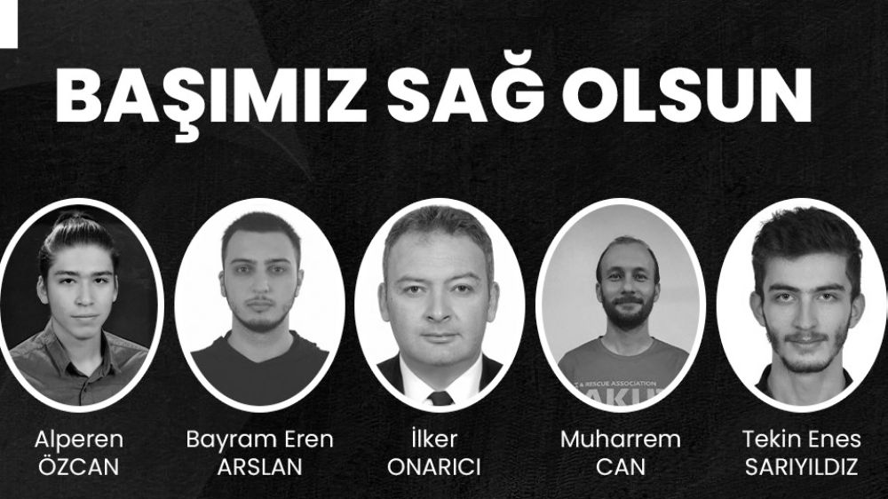 AKUT'tan Eskişehir'deki orman yangınında hayatını kaybeden 5 gönüllüye ilişkin paylaşım