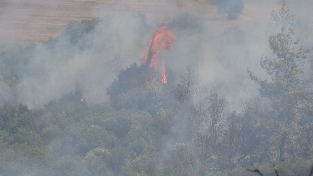 Alevler bir anda evinin yanına geldi, yaşlı adam kabusu yaşadı