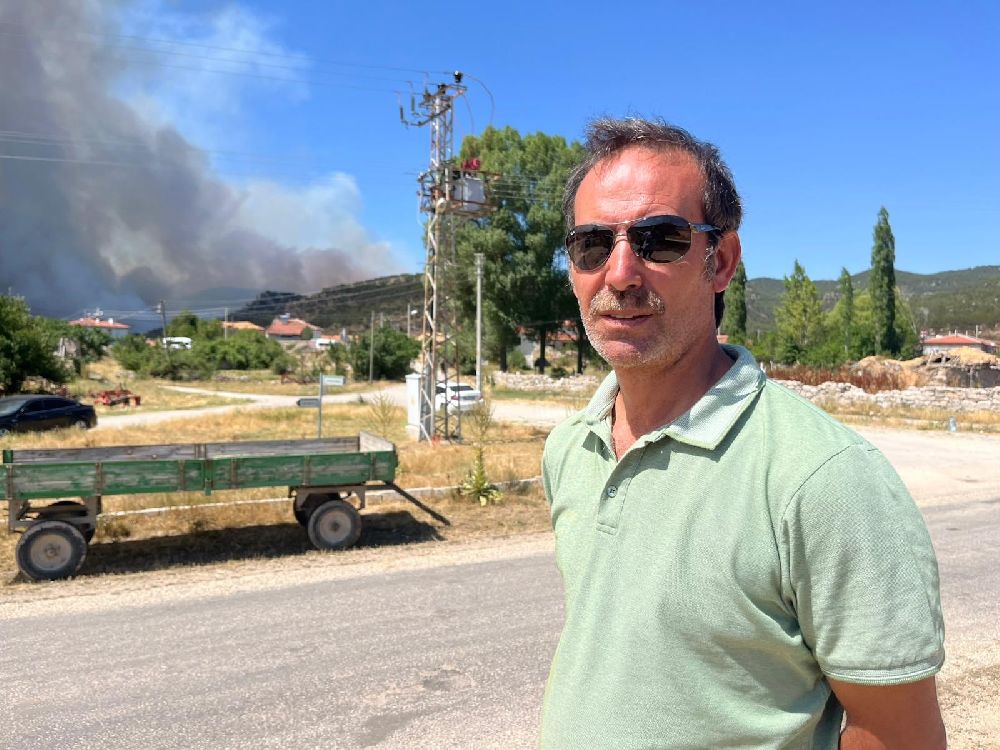 Alevlerin Sarıcaova'ya girmesine 300 metre kaldığı bildirildi