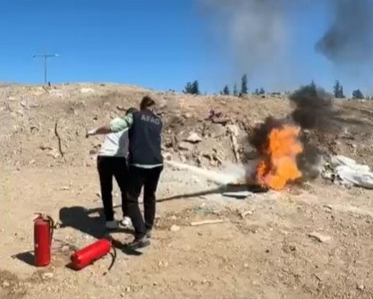 Anadolu Üniversitesi'nden yangın tatbikatı