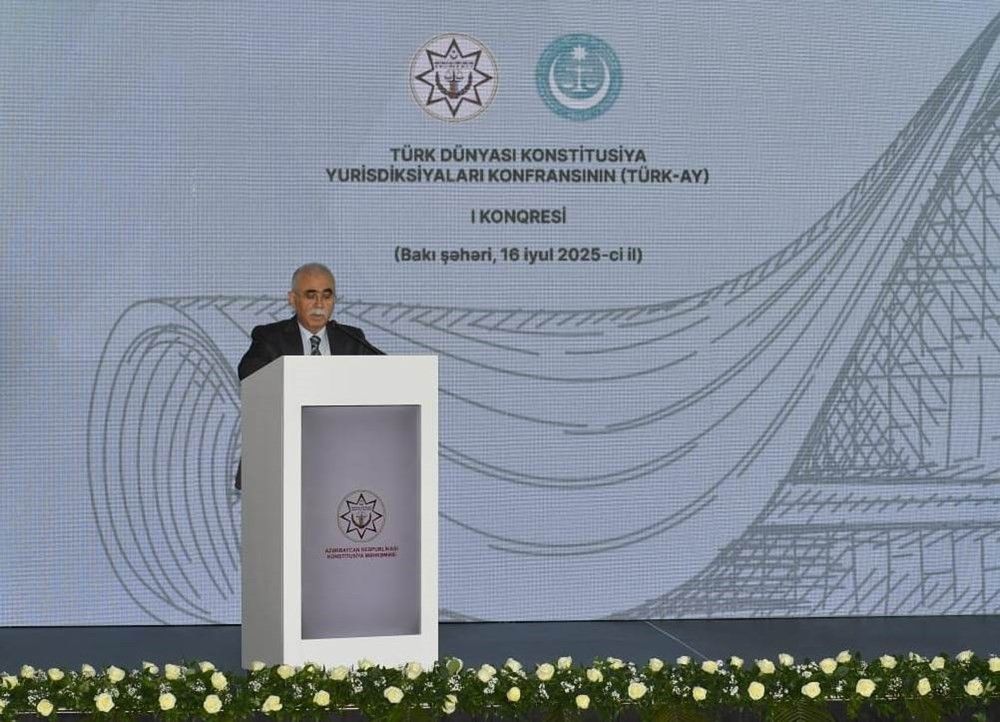 Anayasa Mahkemesi Başkanı Özkaya, TÜRK-AY 1. Kongresi'ne katıldı