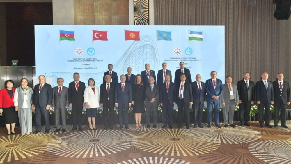 Anayasa Mahkemesi Başkanı Özkaya, TÜRK-AY 1. Kongresi'ne katıldı