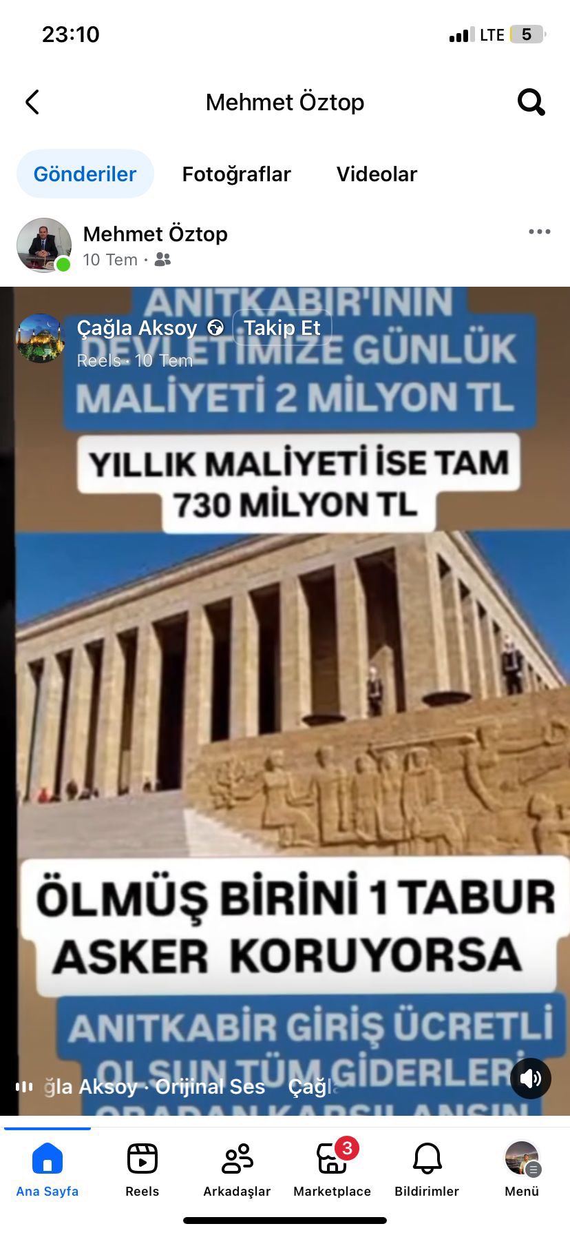 Anıtkabir'e laf atan eski nikah memuruna Meclis Üyesi Özcan Duran'dan sert tepki