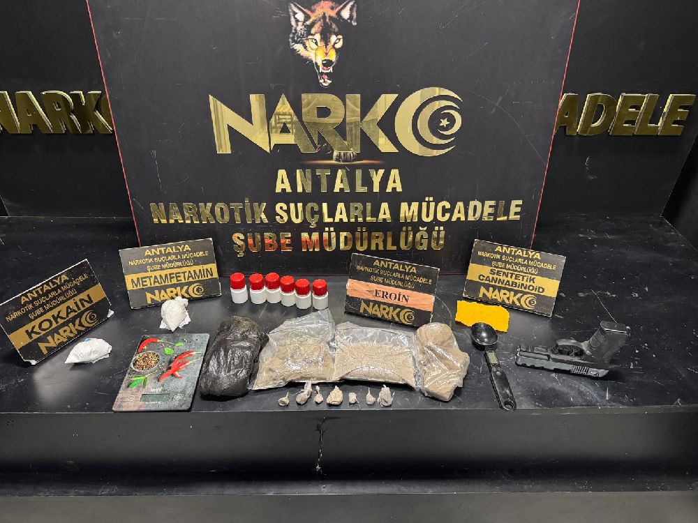 Antalya'da 1 haftada 32 şüpheli yakalandı, 17'si tutuklandı