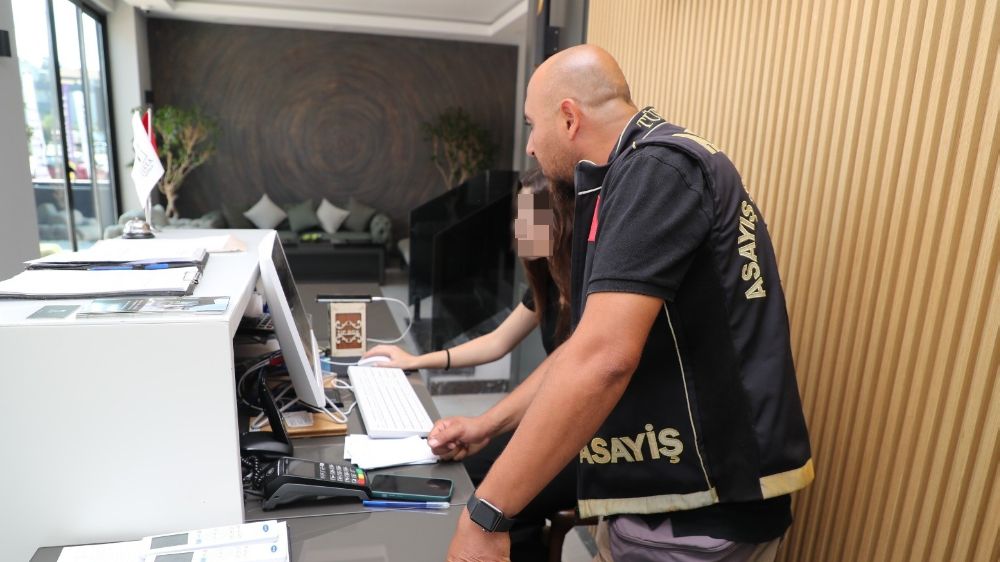 Antalya'da günübirlik konaklama yerlerine eş zamanlı denetim