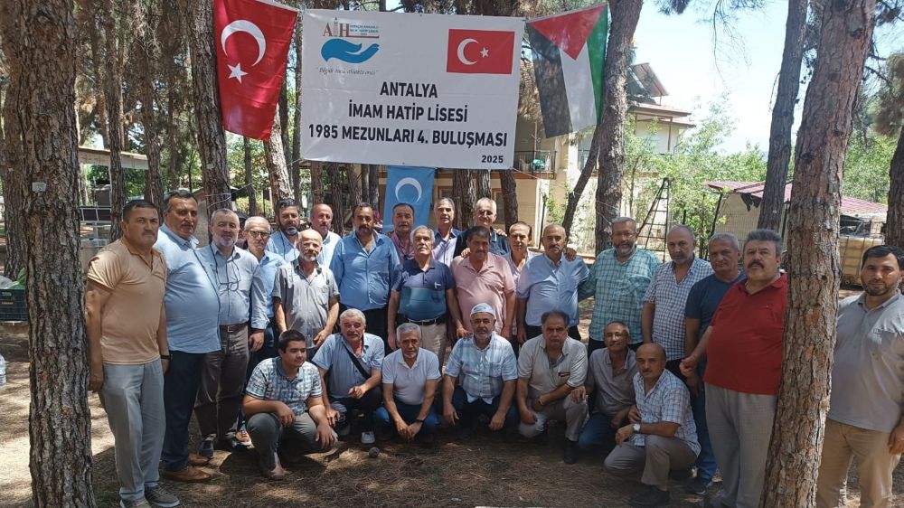 Antalya  İHL 1985 mezunları 4. Buluşması Korkuteli'nde oldu 