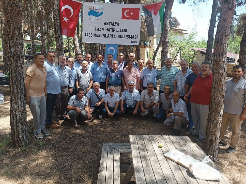 Antalya İHL 1985 mezunları 4. Buluşması Korkuteli'nde oldu