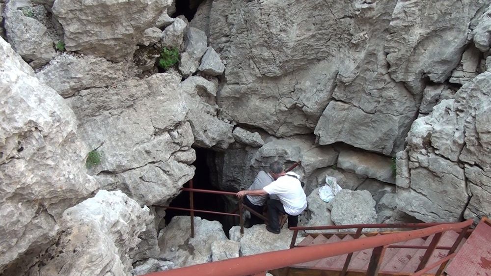 Antalya'nın Toros dağlarındaki doğal buzdolabı