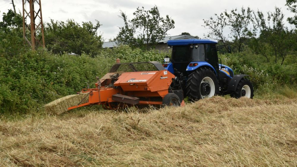 Atakum’da tarlalar altın rengine büründü