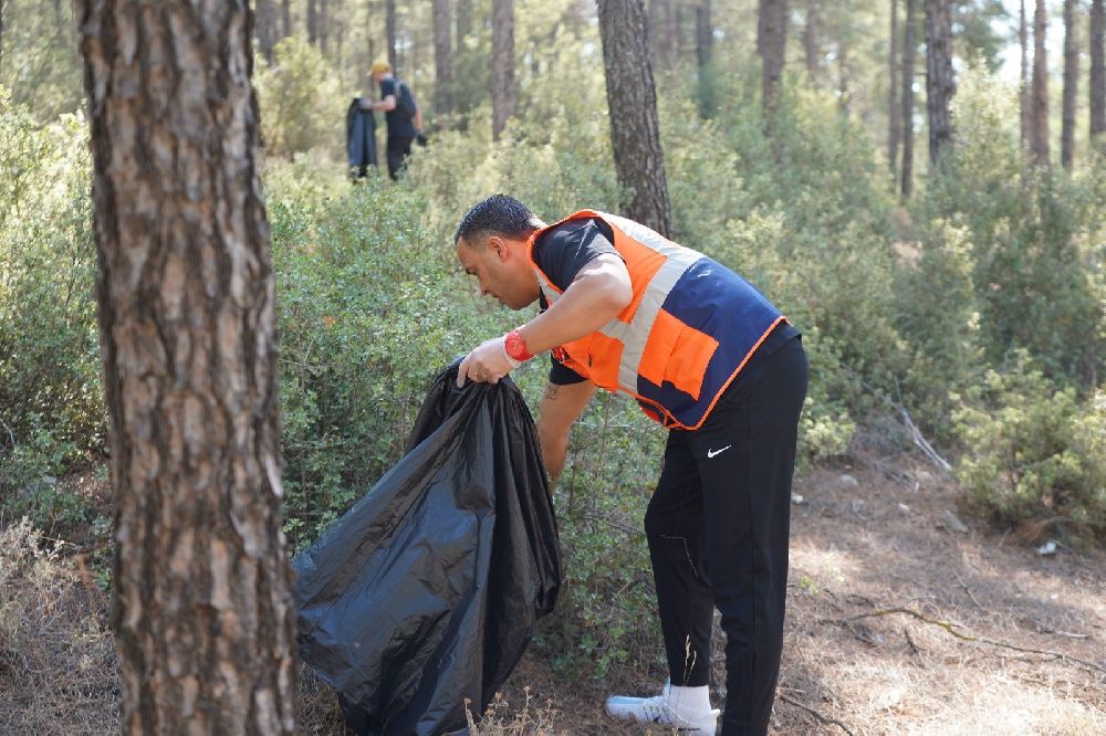 Atatürk Ormanı'ndan 20 ton çöp çıktı