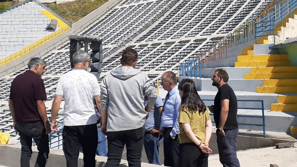 Atlama kulelerinde tadilat çalışmaları devam ediyor