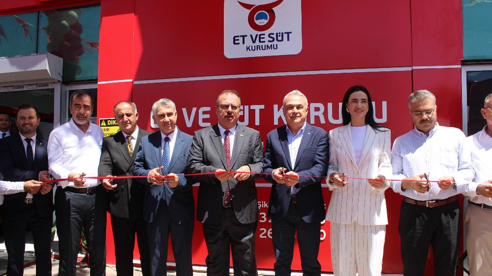 Aydın’ın ilk Et ve Süt Kurumu Mağazası İncirliova’da hizmete girdi