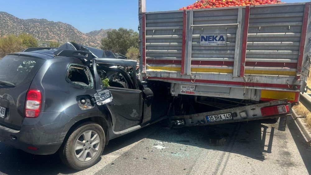 Aydın-İzmir otoyolunda kaza: 1 yaralı