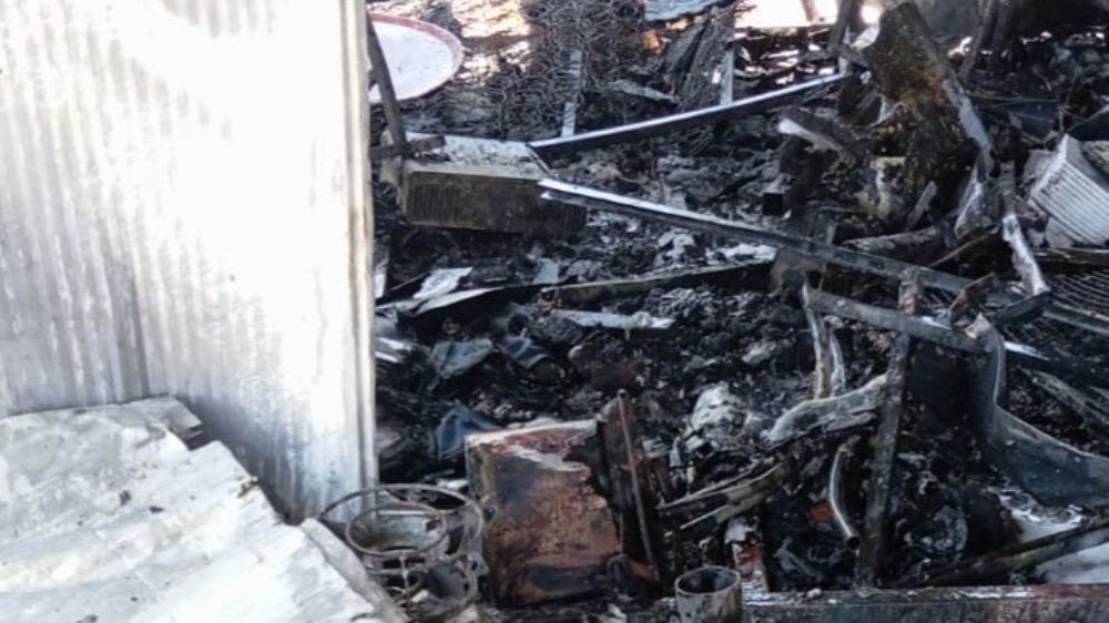 Bağ evinde korkutan yangın