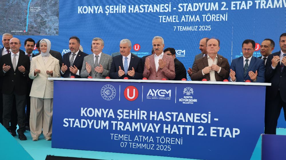 Bakan Uraloğlu: "Konya'nın kent içi raylı sistem ağını; 27.7 kilometreden 134 km'ye yükseltmiş olacağız"