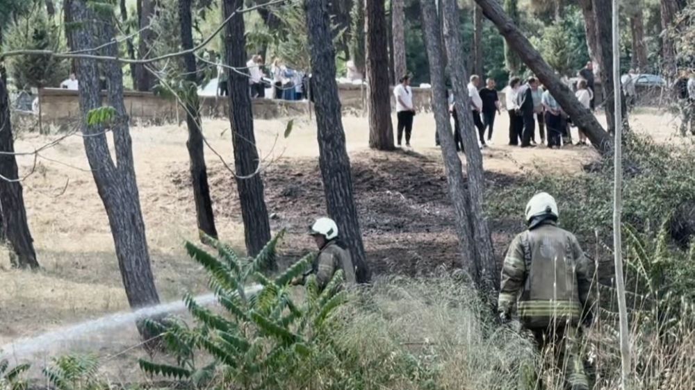 Bakırköy Ruh ve Sinir Hastalıkları Hastanesi bahçesinde yangın