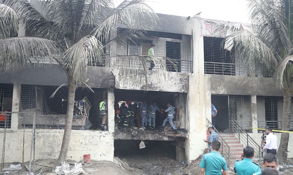 Bangladeş’teki uçak kazasında can kaybı 27’ye yükseldi