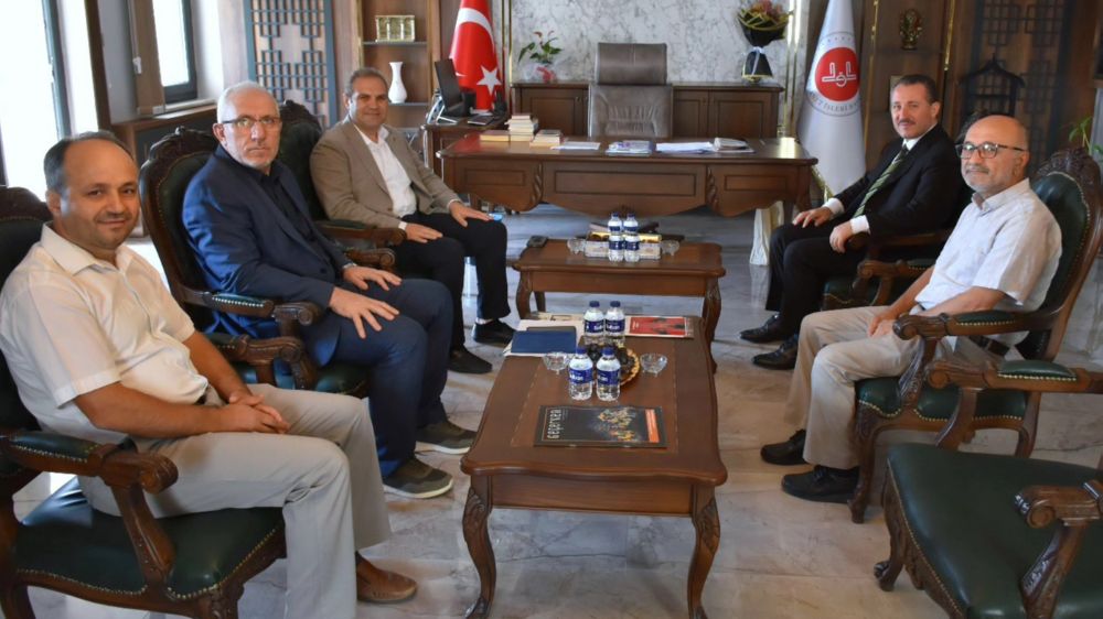Başkan Aykut Dilsiz'den Müftü Ahmet Dilek'e ziyaret