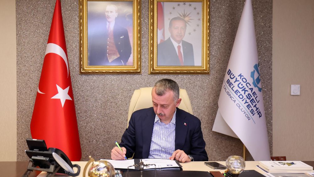 Başkan Büyükakın, Gazze ile kardeş şehir protokolünü imzaladı