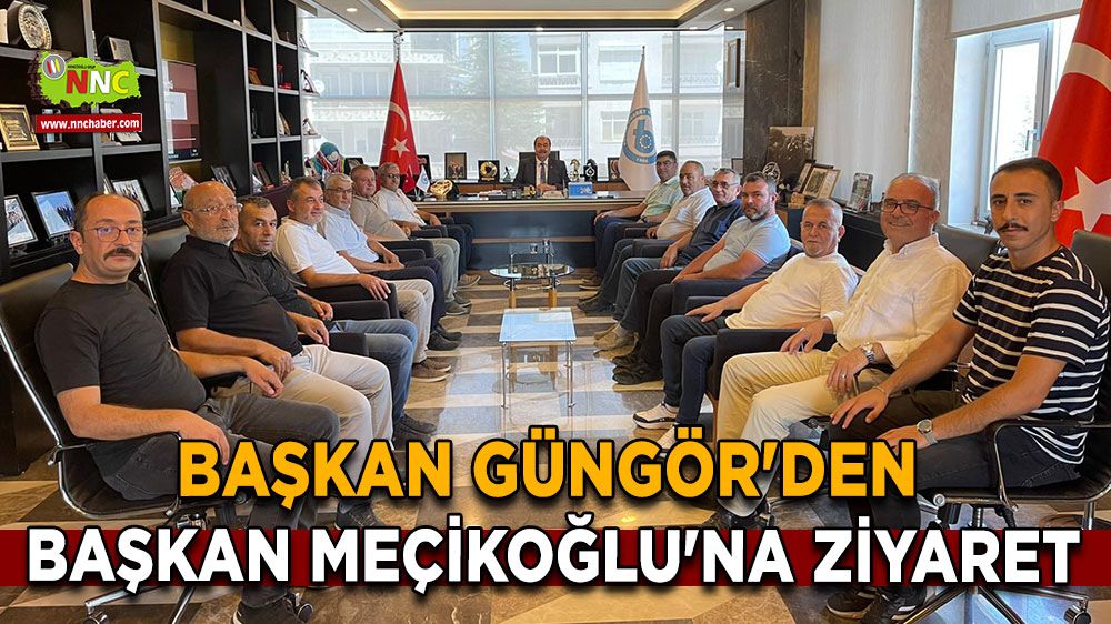 Başkan Güngör'den Başkan Meçikoğlu'na ziyaret