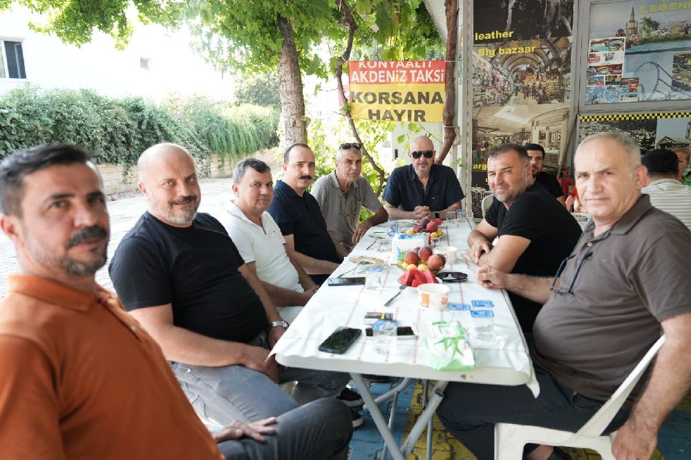 Başkan Kotan taksici esnafına konuk oldu