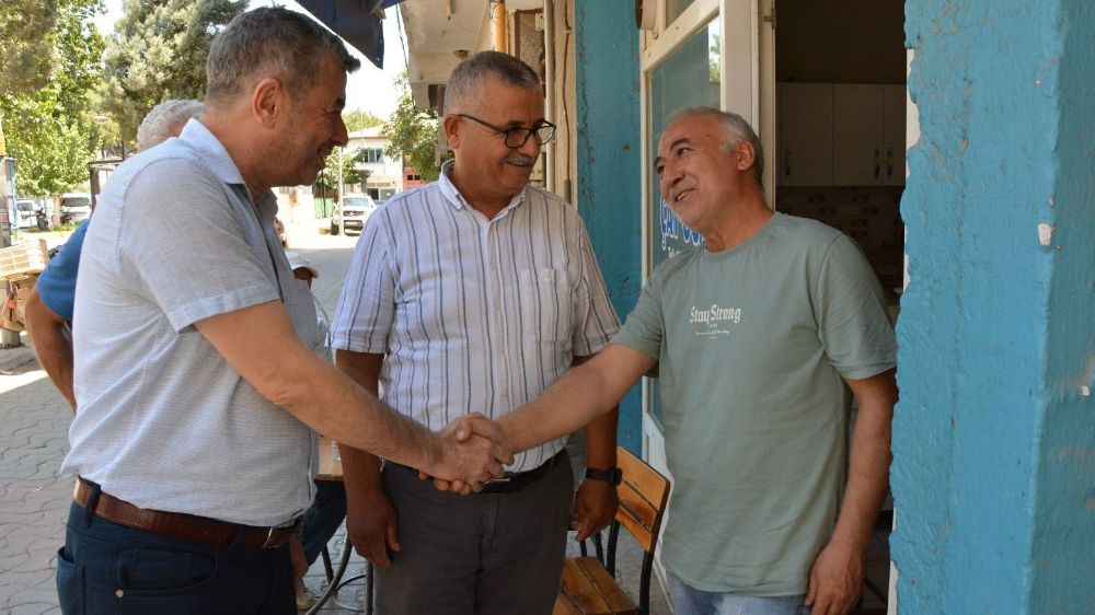  Başkan Künkcü, Germencik esnafıyla bir araya geldi