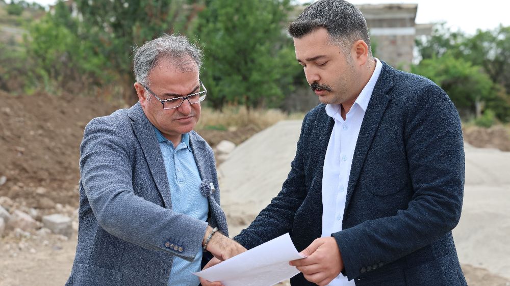 Başkan Özdoğan'dan Kayseri Caddesi'nde inceleme