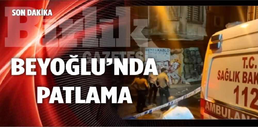  Beyoğlu’nda patlama sonucu yıkılan binanın enkaz kaldırma çalışmaları devam ediyor