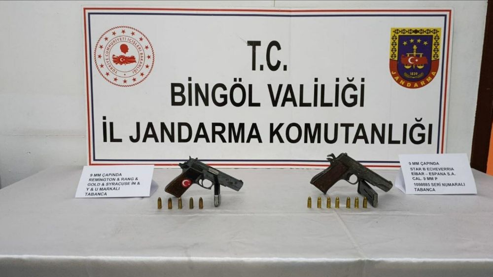  Bingöl’de ruhsatsız silah operasyonu