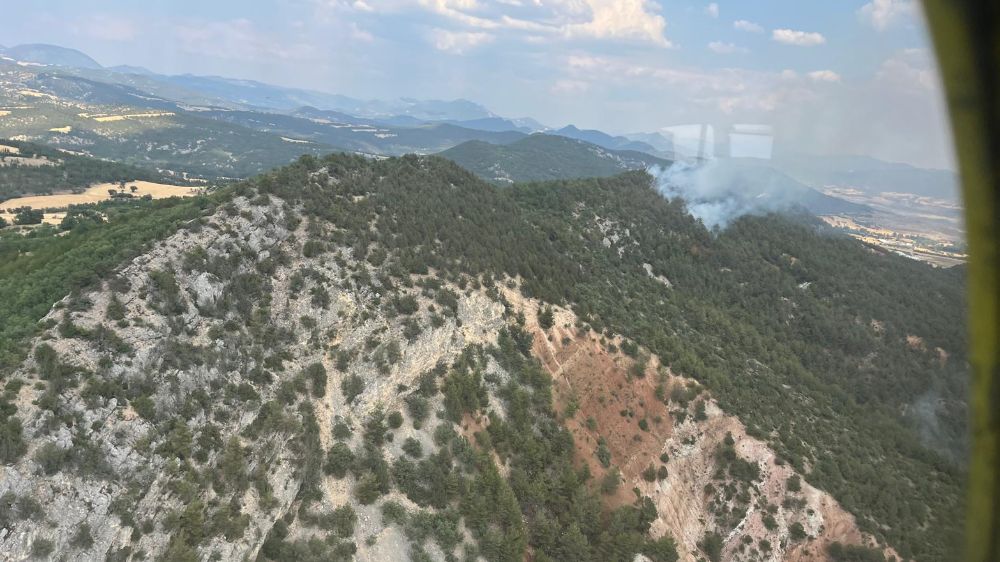 Bolu'da çıkan orman yangını büyümeden kontrol altına alındı