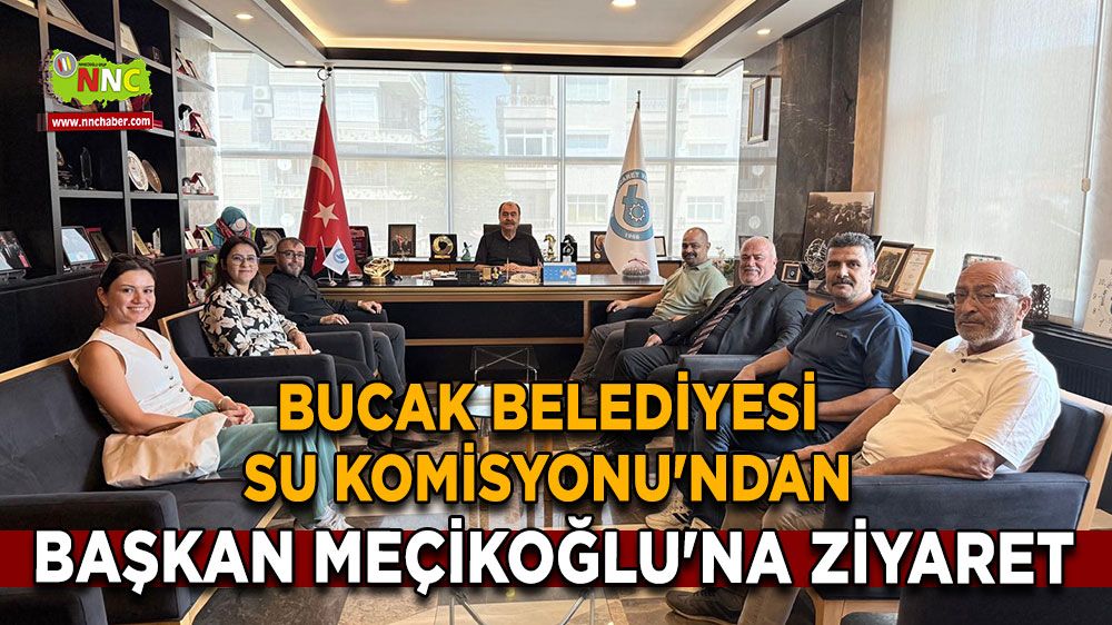 Bucak Belediyesi Su Komisyonu'ndan Başkan Meçikoğlu'na ziyaret