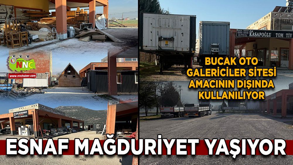 Bucak Galericiler sitesi amacının dışında kullanılıyor! Esnaflar mağduriyet yaşıyor