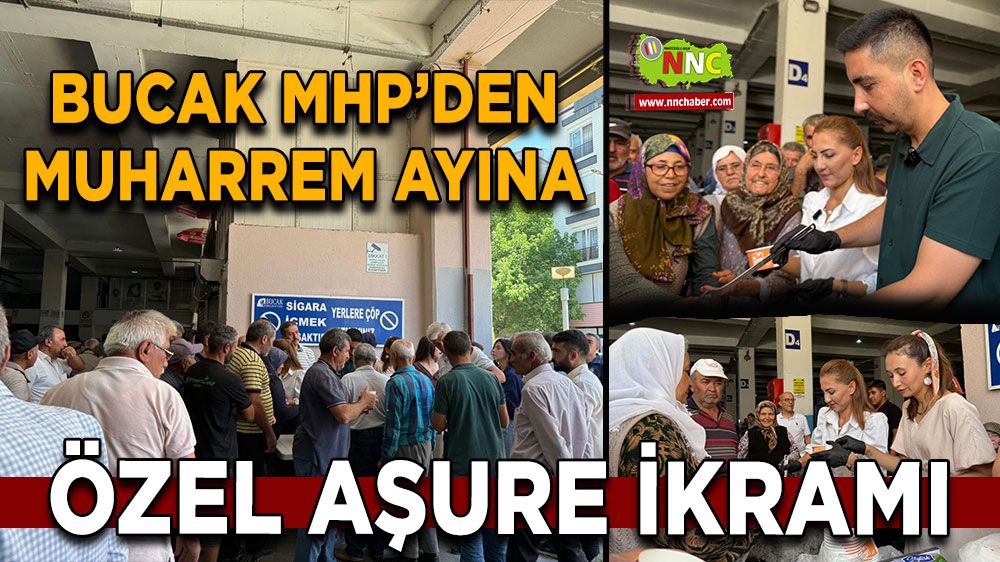 Bucak MHP’den Muharrem Ayına özel aşure ikramı