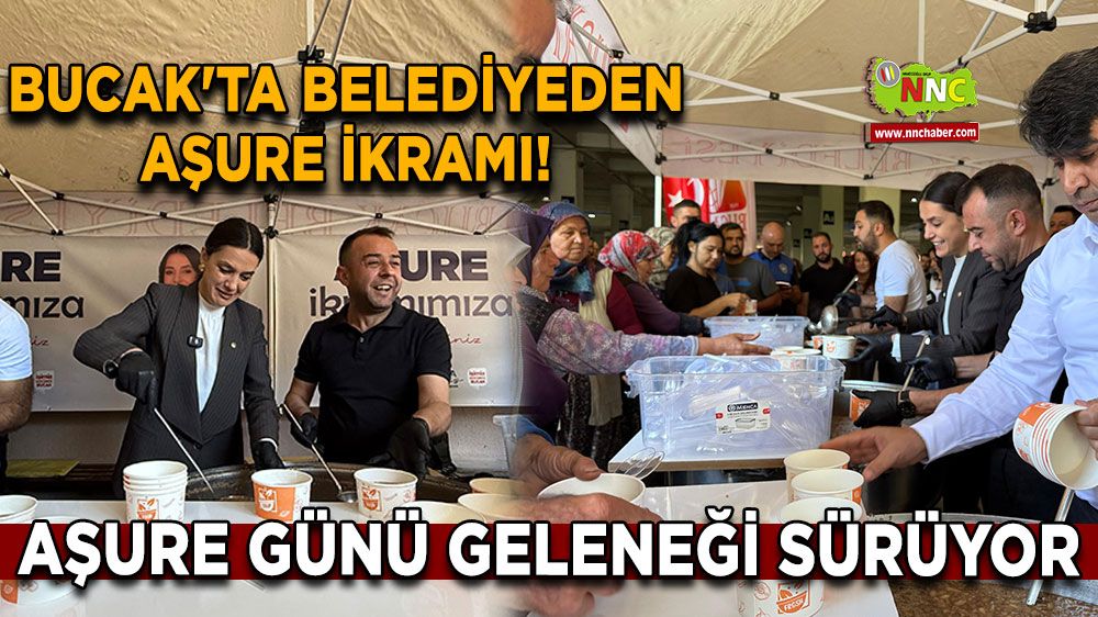 Bucak'ta belediyeden aşure ikramı! Aşure günü geleneği sürüyor