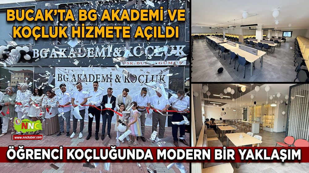 Bucak’ta BG Akademi ve Koçluk hizmete açıldı Öğrenci koçluğunda modern bir yaklaşım