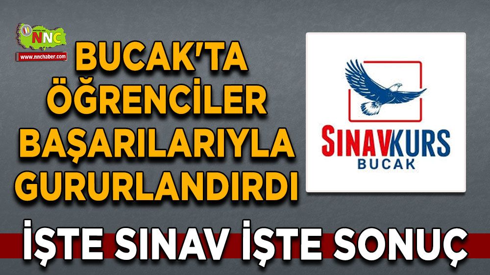  Bucak'ta öğrenciler başarılarıyla gururlandırdı İşte sınav işte sonuç