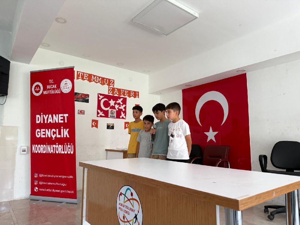 Bucak’ta Yatılı Yaz Kur’an Kursları sertifika töreniyle sona erdi