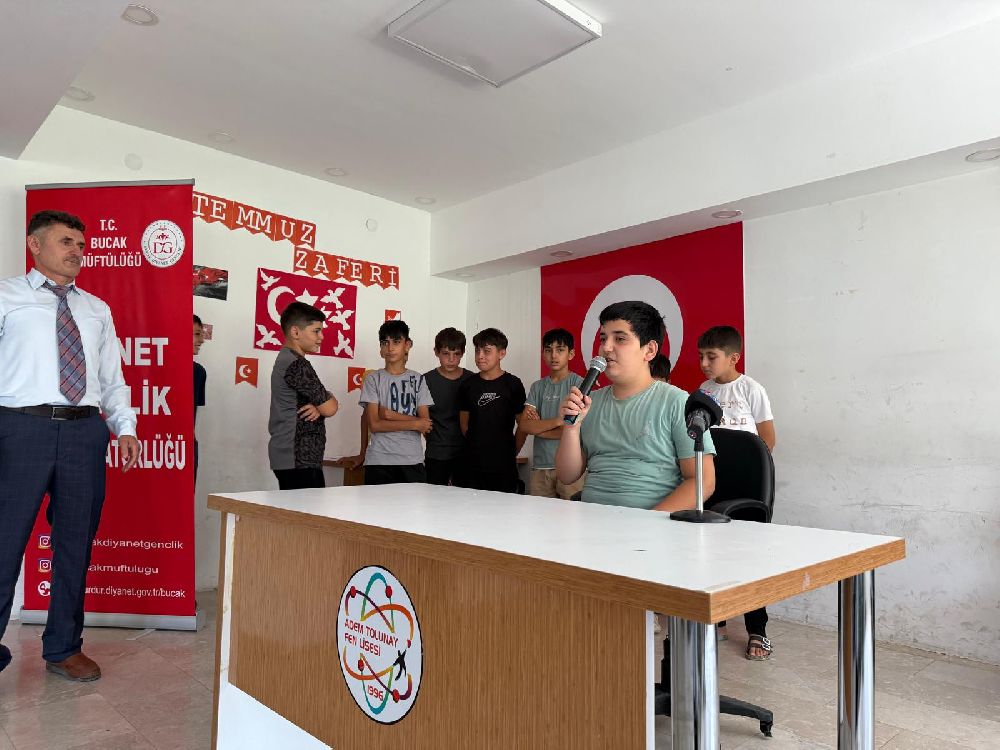 Bucak’ta Yatılı Yaz Kur’an Kursları sertifika töreniyle sona erdi