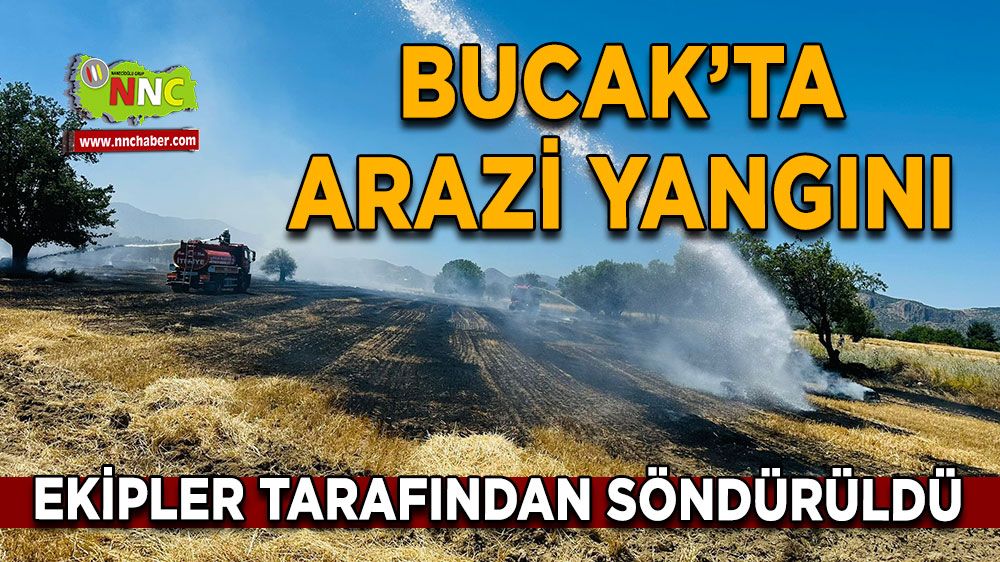 Burdur Bucak yangın! Susuz Köyü'nde arazi yangını söndürüldü