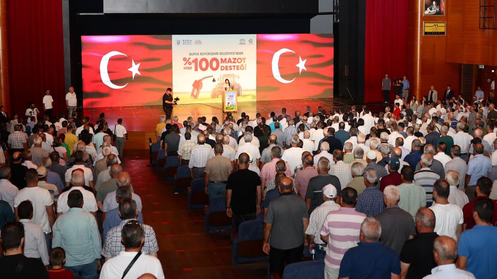 Bursa Büyükşehir’den üreticiye yüzde 100 hibeli mazot desteği