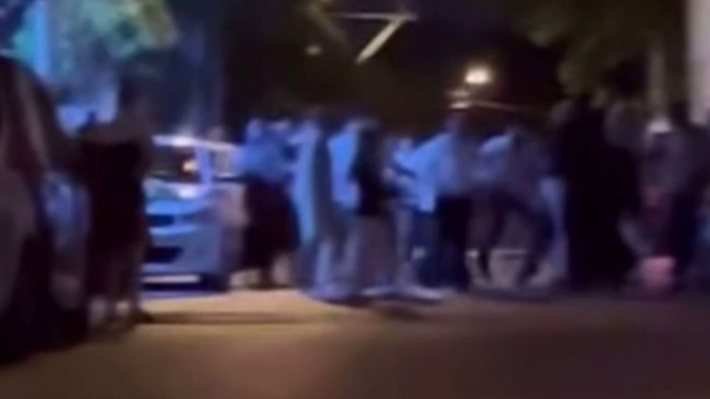 Bursa’da iki grup arasında çıkan kavga kamerada