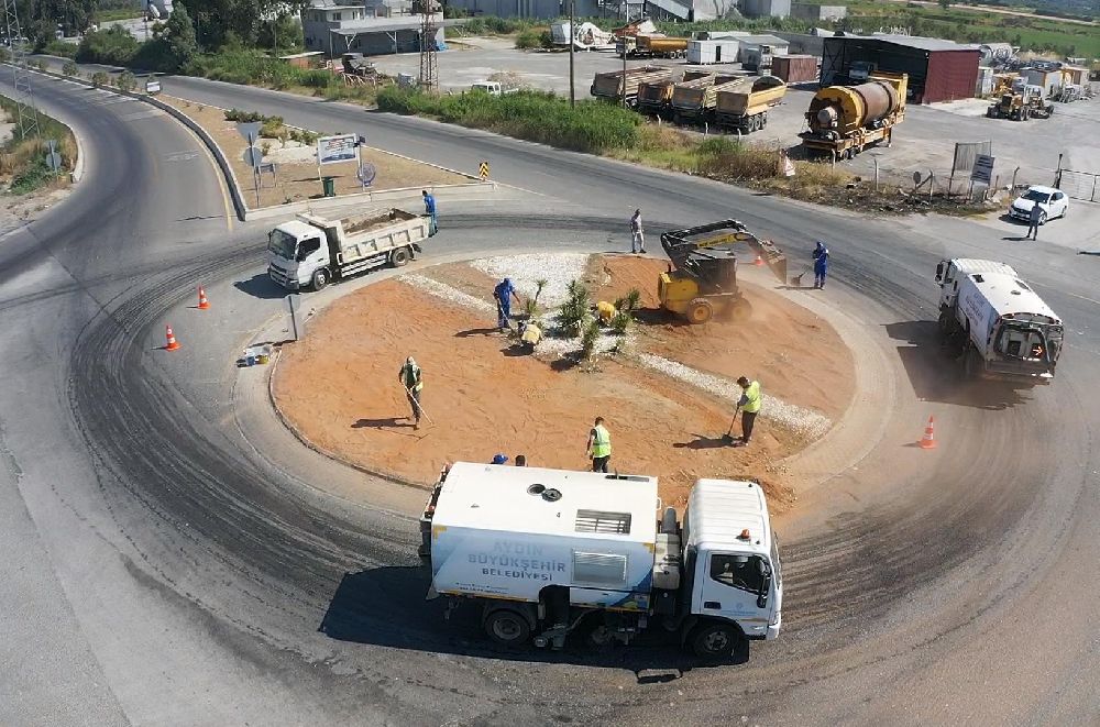Büyükşehir ekiplerinden Germencik’te eşzamanlı çalışma