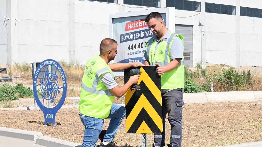 Büyükşehir ekiplerinden Germencik’te eşzamanlı çalışma
