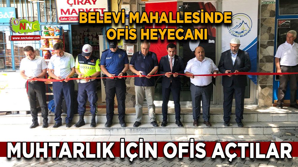 Çameli'nde Belevi Mahallesi muhtarlık ofisi hizmete açıldı