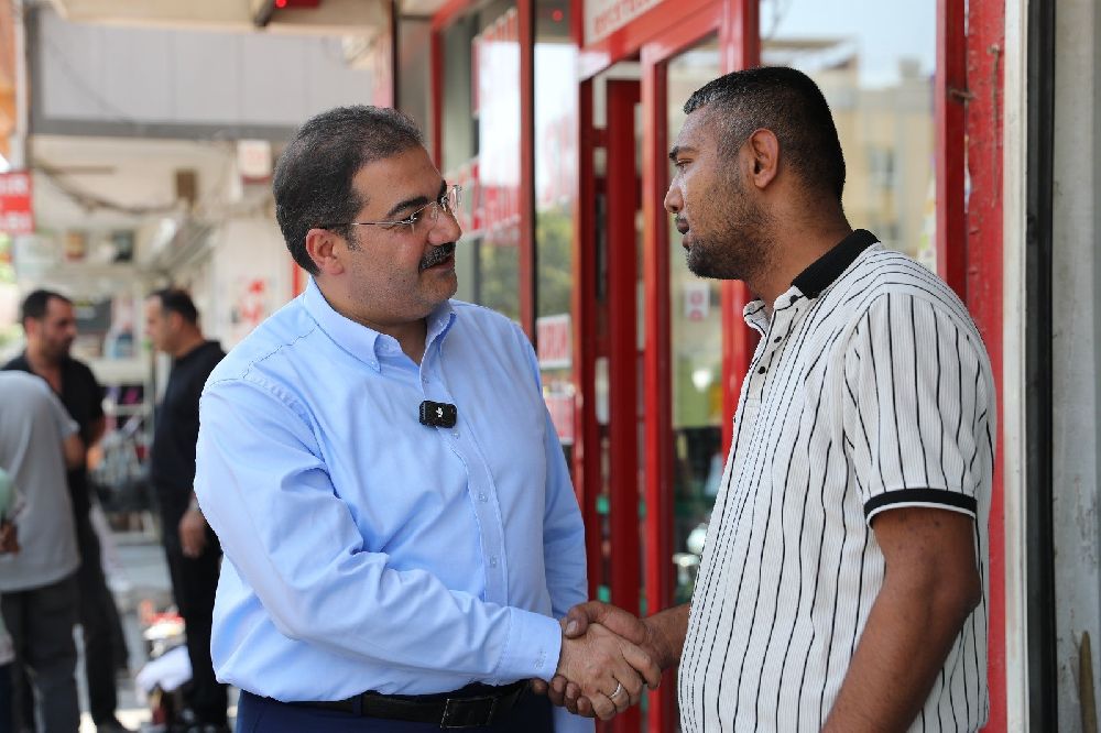 Canpolat, Devteyşti Mahallesi'nde vatandaşla buluştu