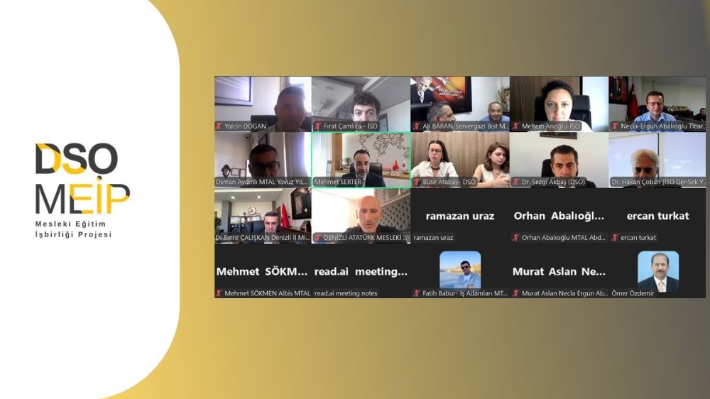 Denizli Sanayi Odasının MEİP projesinde okul yöneticileriyle ilk toplantı yapıldı