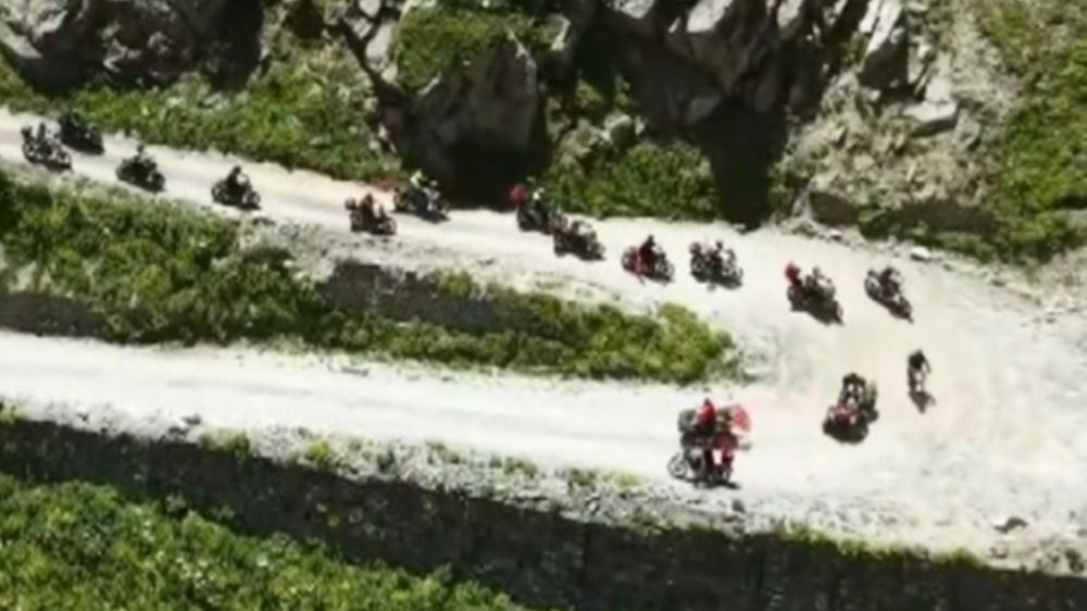 Derebaşı Virajları’nda motosiklet turu gerçekleştirildi