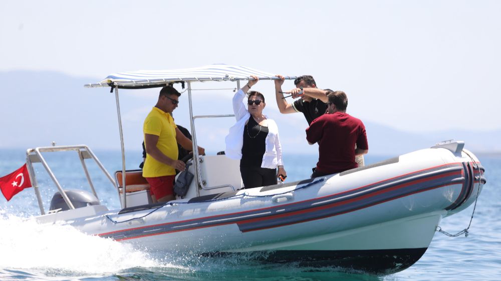 Didim'de gerçeğini aratmayan cankurtaran tatbikatı gerçekleştirildi